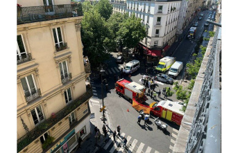 Paris. Three police officers are held in police custody after being shot during a check.