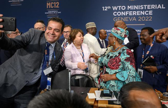 Relieved applause: WTO has been struggling to reach its first agreement in years