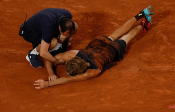 Out in the semifinals against Nadal: injury drama stops Zverev at the French Open