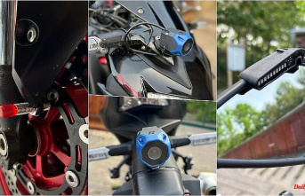 Distance, blind spot and camera: Ride Vision - flash security for bikers