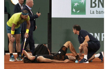 Tennis. Roland-Garros: Zverev after his retirement evokes a "very severe injury."