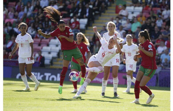 Football/Women's Euro. In a highly contested match, Portugal and Switzerland meet each other.