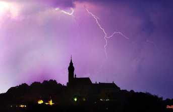 Primarily in southern Germany: lightning strikes increased significantly in 2021