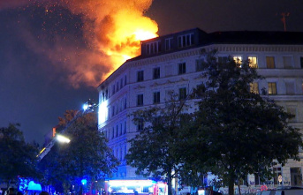 Houses in the Sternschanze burned