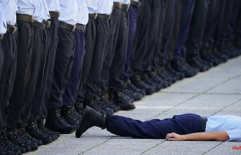 Heat in Berlin's Bendlerblock: soldiers collapse in public vows