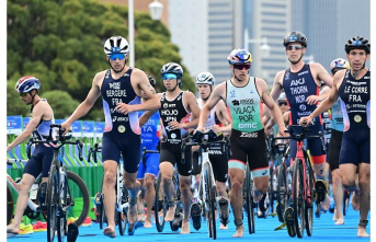Triathlon. Leo Bergere, who finished in Hamburg on the podium, is no longer the world number 1.