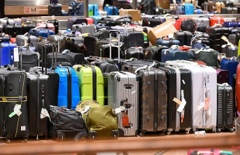 Symbol of flight chaos: mountains of suitcases stranded at German airports