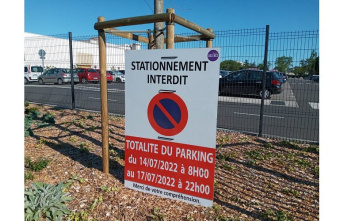 Valence. Palais des Congres: No parking between July 14 and 17