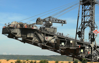 Activists occupy construction excavators at the Garzweiler opencast lignite mine