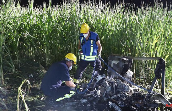 Baden-Württemberg: The cause of a helicopter crash is unclear