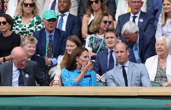 Lucky charm for compatriot: Duchess Kate appears for the first time in Wimbledon