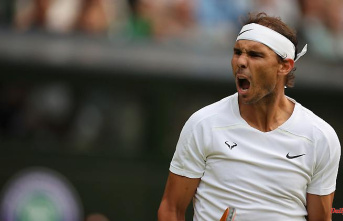 Heated mood in Wimbledon: Nadal sovereign - Kyrgios scolds himself to victory