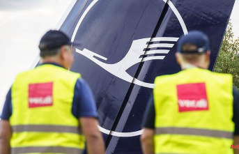 North Rhine-Westphalia: Lufthansa warning strike: Verdi expects long delays