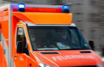Saxony: Motorcyclist seriously injured in an accident