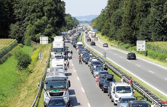 Bavaria: Accident on the A8: Several injured and a long traffic jam