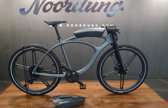 Battery on the top tube: Noordung carbon pedelec has a "tank"