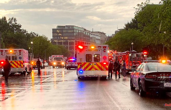 US government "sad": Two dead in lightning strike at the White House
