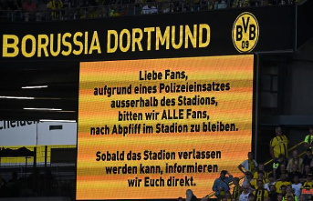 Police operation in Dortmund: spectators were not allowed to leave the BVB stadium
