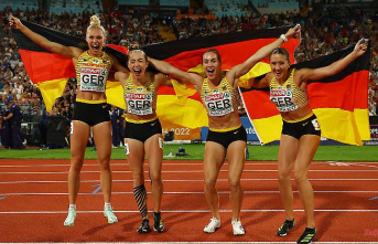 Second medal for Lückenkemper: Women's relay sprints to EM gold