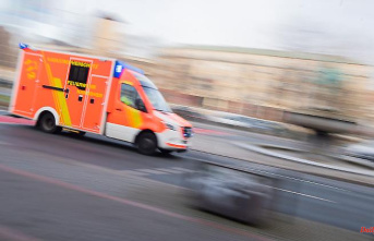 Baden-Württemberg: 82-year-old falls with a bike in a pit