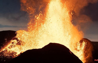 Lava gushes from the ground: Volcano erupted near Reykjavik
