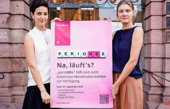 Baden-Württemberg: Free tampons in Tübingen, Karlsruhe and Heidelberg