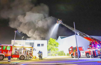Baden-Württemberg: Fire in the production hall in Waghäusel extinguished