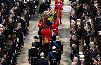 2000 guests in Westminster Abbey: Funeral service honors the "selfless" Queen