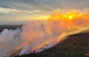 Days of extinguishing work expected: fire on the Brocken continues to expand