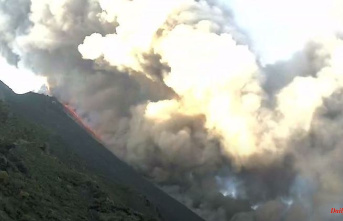 Volcano erupts again: Stromboli offers a natural spectacle