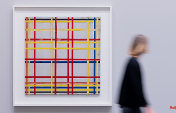 For more than 75 years: Mondrian's sticker is hanging the wrong way round