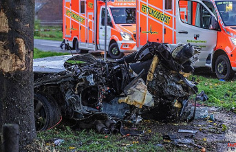 North Rhine-Westphalia: car crashes into tree: three dead, including two small children
