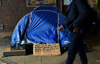 Rising cost of living: London has a quarter more homeless
