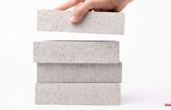 A mixture of glass, concrete and lime: bricks made from waste: building with waste is the future