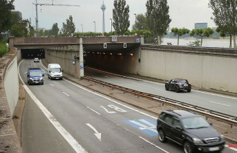 North Rhine-Westphalia: Rheinallee tunnel closed for four nights from Tuesday