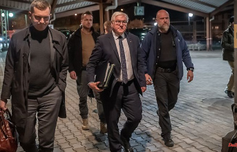 Meeting with Selenskyj planned: Steinmeier arrives in Kyiv for a visit