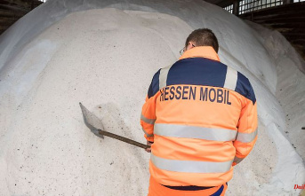 Hesse: 90,000 tons of road salt for Hesse's road