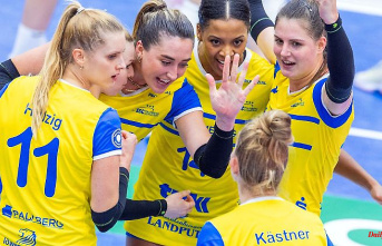Mecklenburg-Western Pomerania: Schwerin's volleyball team with a trembling victory against Wiesbaden