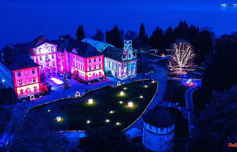 Baden-Württemberg: Glittering flower island: "Christmas Garden" opened