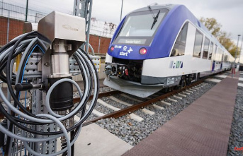 The pilot project is a "game changer": the first hydrogen train has arrived in Frankfurt