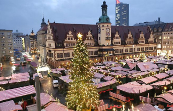 Saxony: Leipzig Christmas market opened