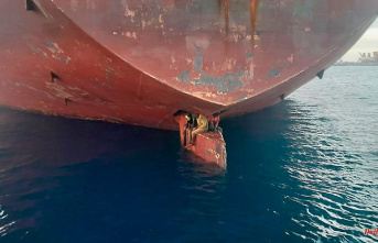 As stowaways: three men survive eleven days on the tanker rudder blade