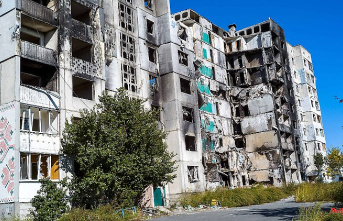 Handstand on destroyed house: Banksy greets Ukraine