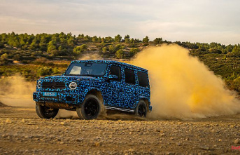 Off-road in the junction box: First ride in the electric Mercedes G-Class