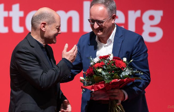 Baden-Württemberg: After Scholz's appearance: SPD strengthens leadership around Stoch