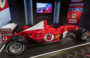 Title car from 2003 ready to drive: Schumacher's world champion Ferrari auctioned for a record price