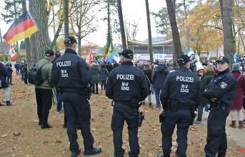 Mecklenburg-Western Pomerania: Demo in Lubmin smaller: Another incident with an activist