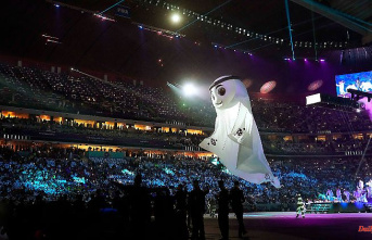 With dance, music and fireworks: FIFA and the Emir of Qatar open the controversial World Cup