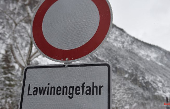 Bavaria: danger of avalanches in Tyrol: thaw in the Bavarian Alps