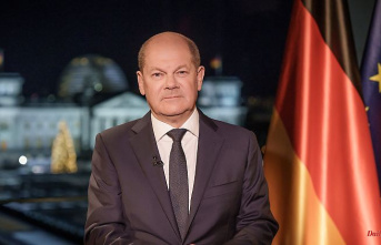 New Year's speech on the Ukraine war: Scholz: "A difficult year is coming to an end"